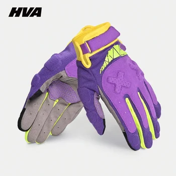 Guantes de dedo completo para motocicleta para hombre, pantalla táctil, deportes todoterreno al aire libre, protección para ciclismo, guantes anticaída para motocicleta