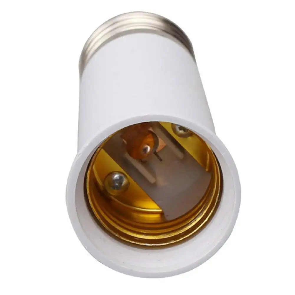 Luz Soquete Extender Adaptador, Base do bulbo do parafuso, Suporte da lâmpada, Conversor, Suporte da lâmpada, E27 a 65mm