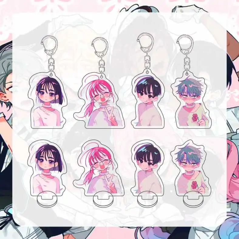 

Anime Alien Stage MiZi Till Ivan Sua Cosplay Acrylic Keychain Cartoon Key Chain Charm Keyring Pendant Adorn Xmas Birthday Gift