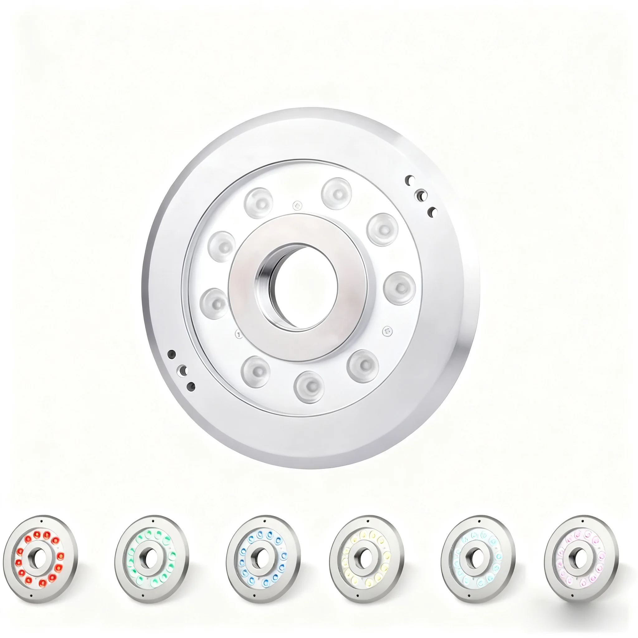 DEWY IP68 Stainless Steel LED Underwater Light for Music Fountain Outdoor Pond Pool Landscape Garden Decoration