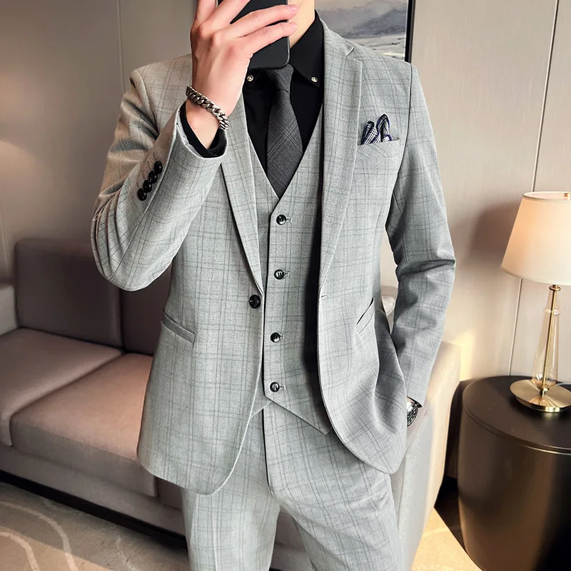 

Men's Tee-Piece Suit Casual Slim Fit Cheered Wedding om Formal Pure Color Small Western Wear Polyester Blend Busin ...