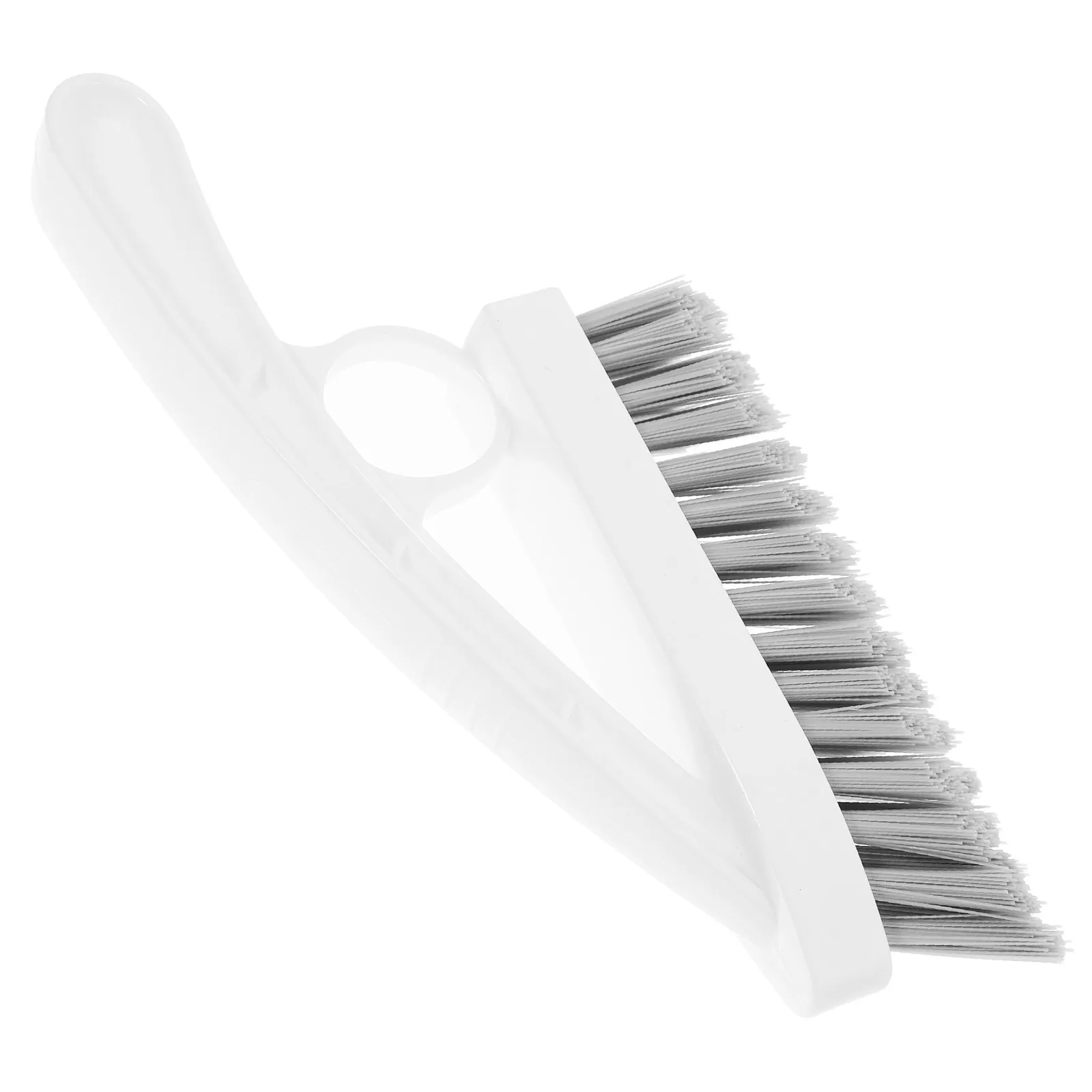 Corner Floor Seam Brush Triangular Design Hard Bristles Ergonomic Handle for Bathroom Cleaning Grout Shower Tile Kitchen Gap