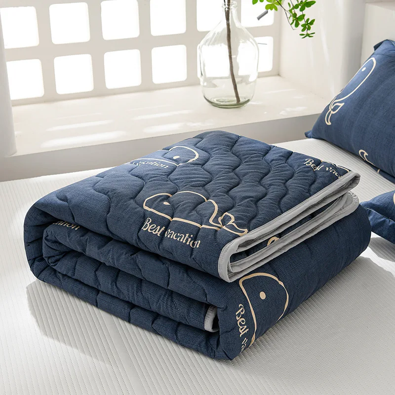 New Soft Skin-friendly Cooling Summer Quilt Refreshing Quilted Cool Blanket Lightweight Breathable Duvet Single Double Comforter