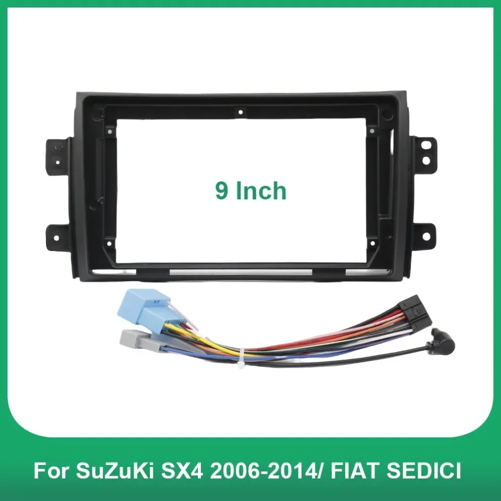 

Автомагнитола для SuZuKi SX4 2006-2014/ FIAT SEDICI (9 дюймов), облицовка для автомобиля, Android, GPS, MP5, стереоплеер, 2 Din, панель приборной панели, рамка