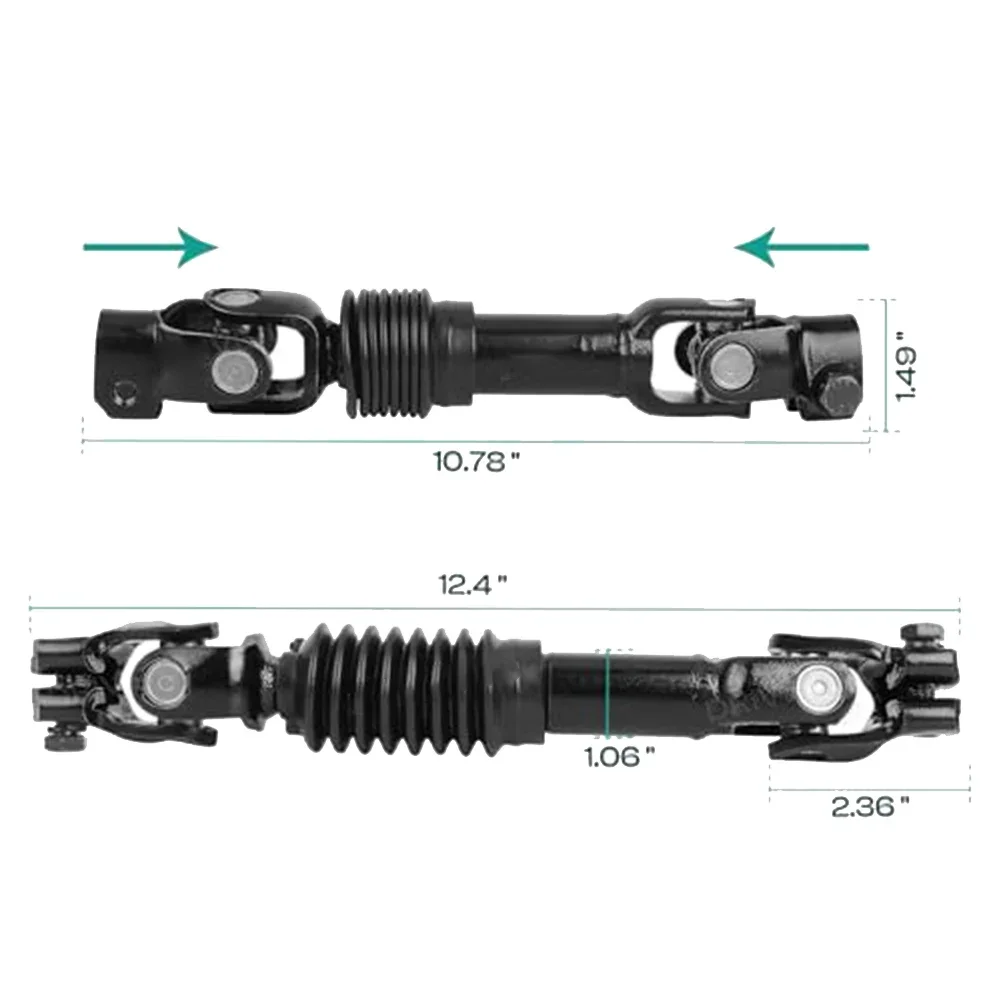 

Intermediate Shaft Assembly Golf Cart Steering Parts 2001 And Newer Compatibility Easy Installation Robust Metal Construction