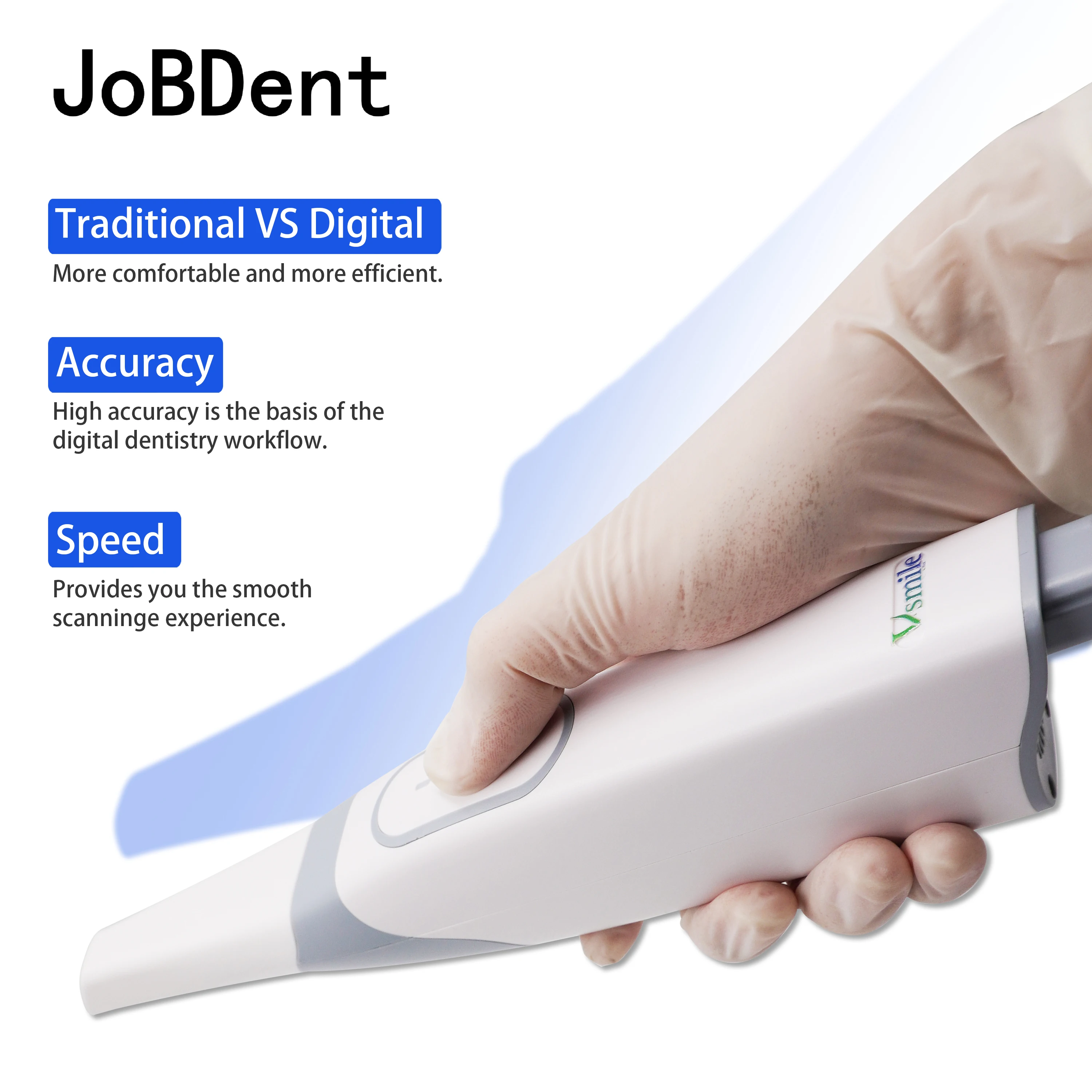 Digital Intraoral Velocidade Rápida AI Scan, Dental Inter Oral 3D Scanner