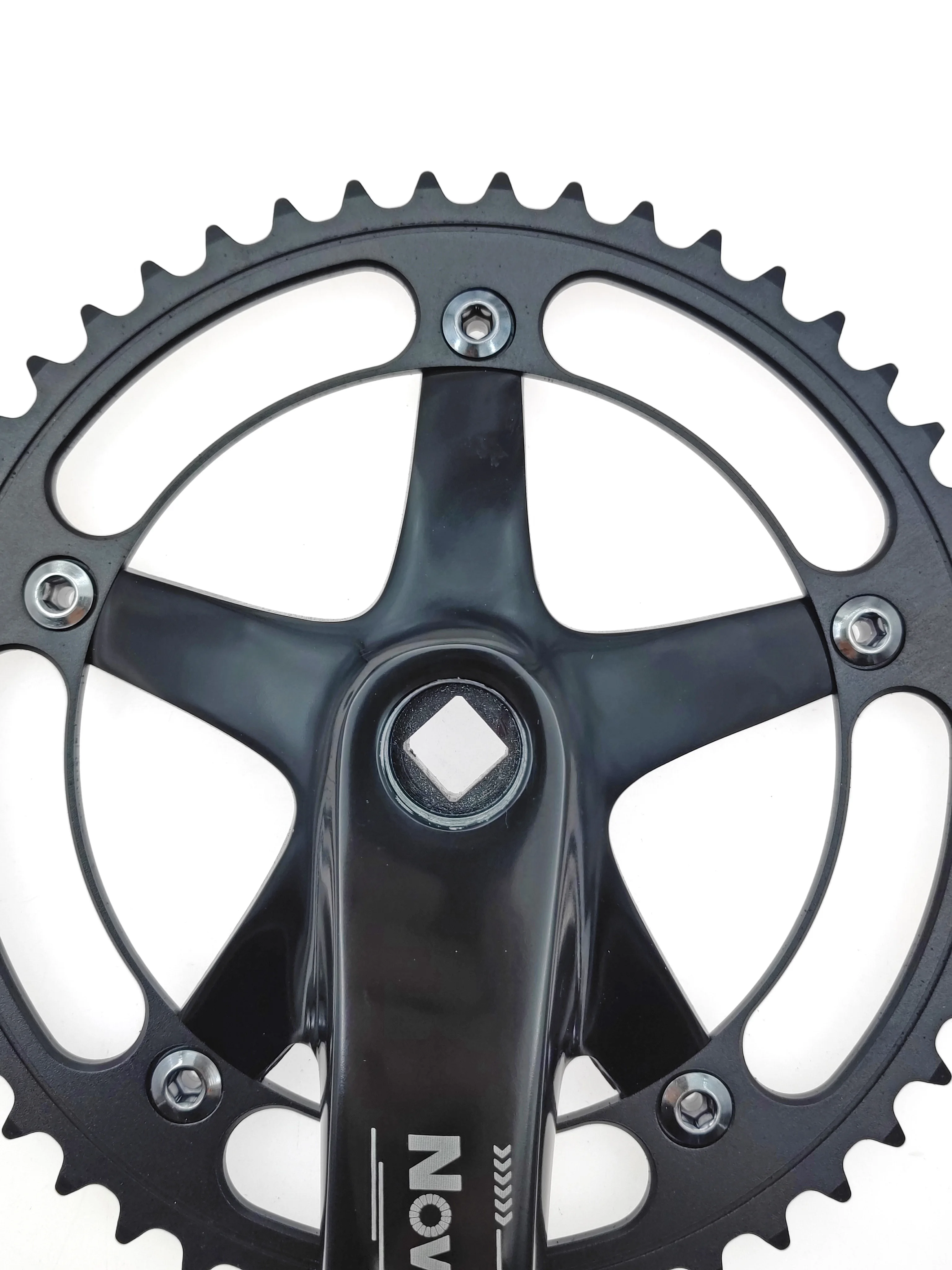NowAct Fixed Gear Bike Crankset 48T BCD 144 Single Speed Crank Set