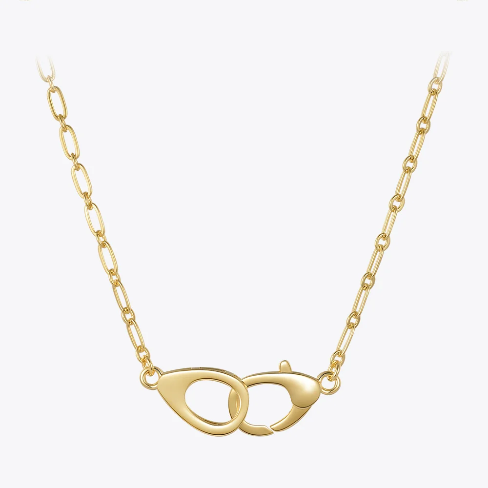 ENFASHION Para Mujer Lobster Clasp Necklace For Women Necklaces 18K Gold Plated Fashion Jewelry Eye Catchy Collares Gifts P21325