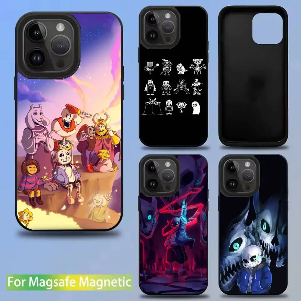 

Game U-UndertaleS Phone Case For iPhone 16,15,14,13,12,11,Pro,Max,Plus,Mini,SE New Magsafe Magnetic Wireless Charging