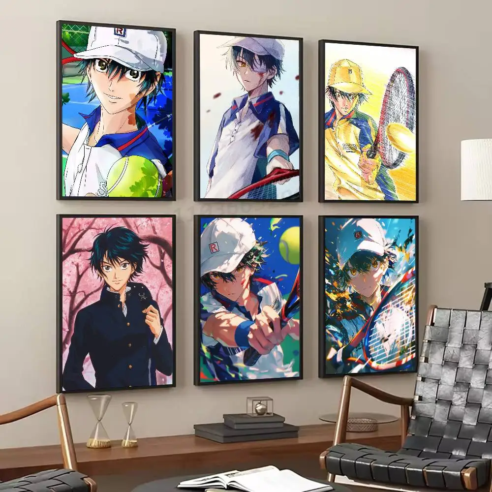Ryoma Echizen Anime P-Prince Of T-Tennis Posters Living Room Bar Cafe Quality Canvas Vintage Style Comics Painting Art Home Wall