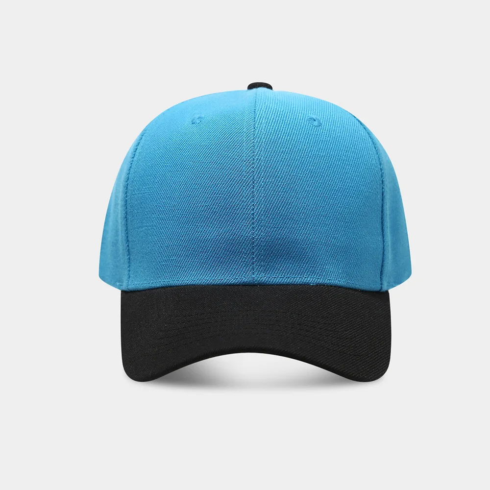 Customized Printed Logo Baseball Cap Men Women Solid Color Blocking Casual Sport Hat Outdoor Sun Protection Dad Caps view 5
