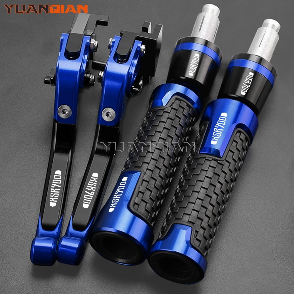 For Yamaha XSR900 XSR 900 XSR900GP 2016-2027 2026 2025 Motorcycle Accessories Adjustable Brake Clutch Levers Handlebar Grips End