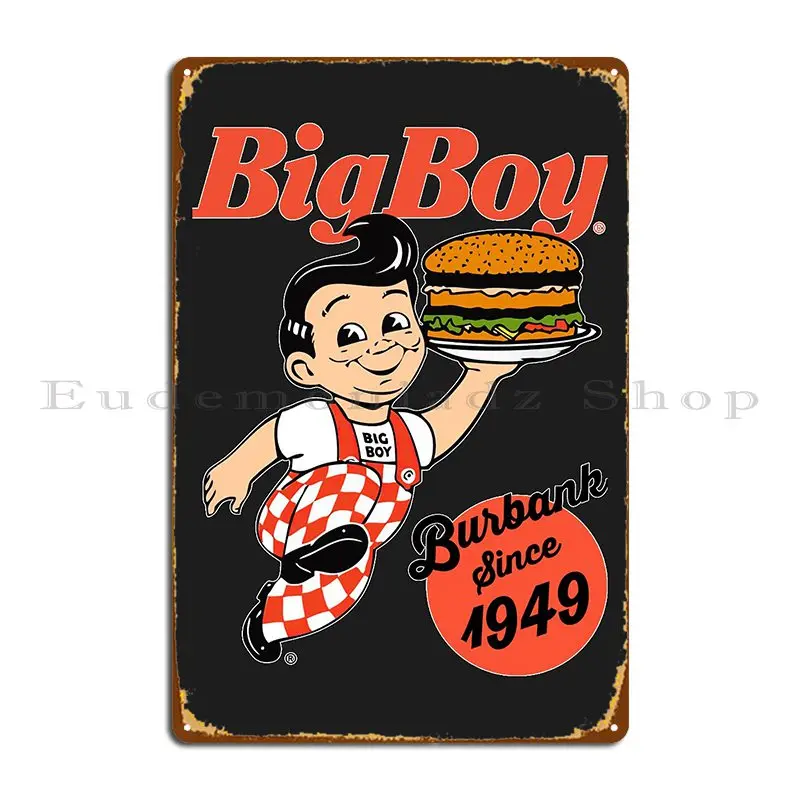 Bob S Big Boy Burgers Metal Sign Cinema Rusty Home Printing Cinema Tin Sign Poster