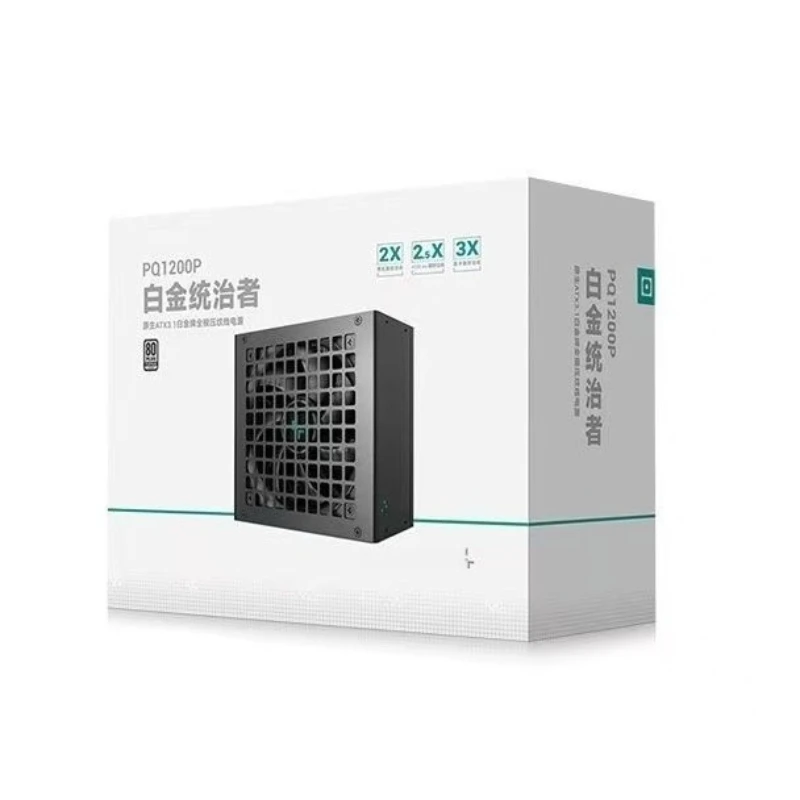 PQ1200P Power Supply 80PLUS White Certified FDB Fan Desktop PC Rated 1200W