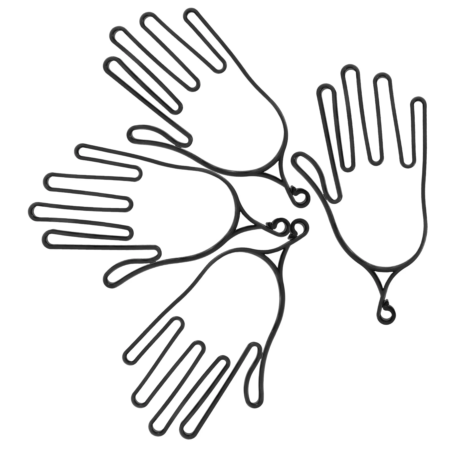 

6Pcs Golf Glove Stretcher Holder Durable PP Plastic Organizer Rack Glove Dryer Keeper for Golf Accessories Gloves Tools