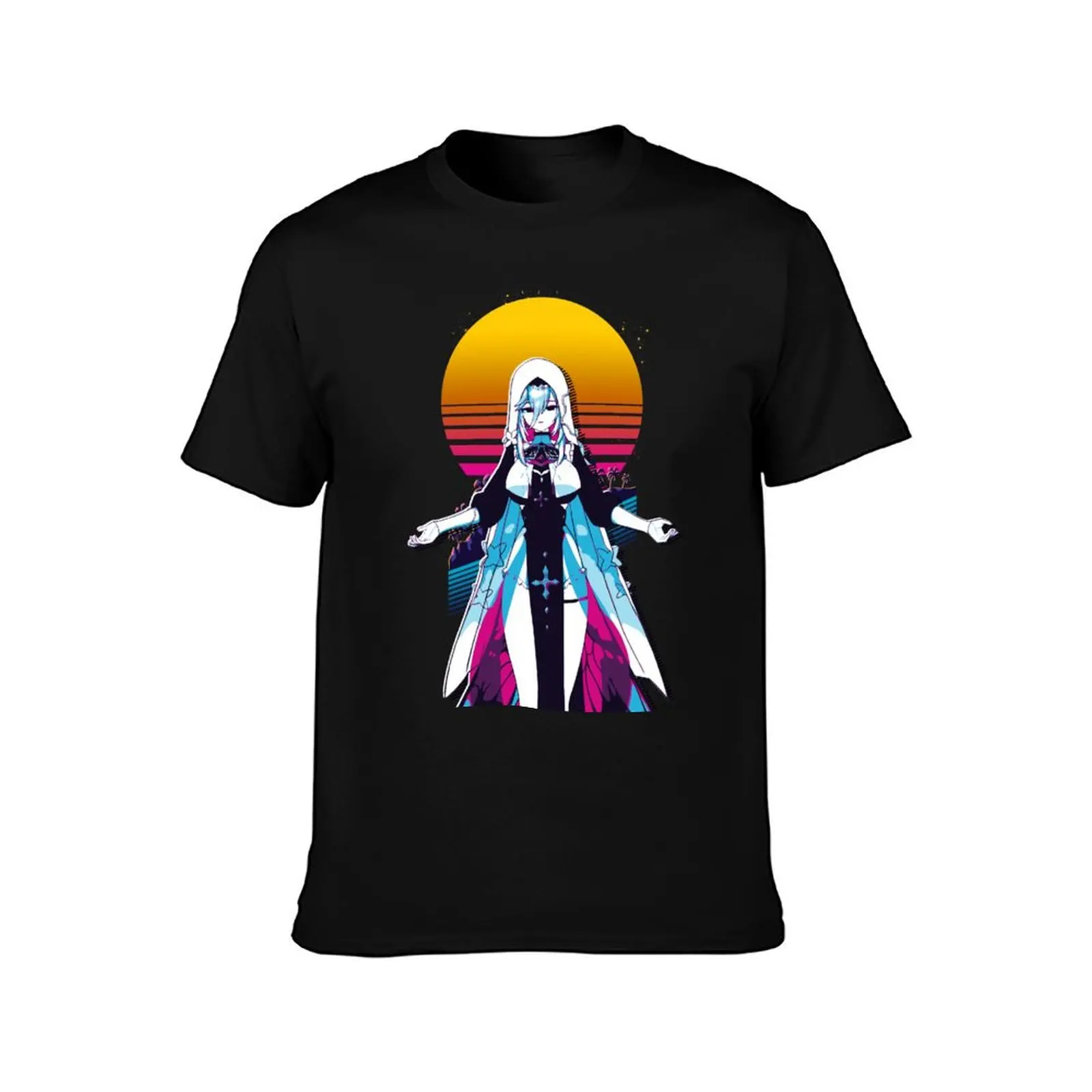 Honkai Impact - Aponia *80s retro* T-Shirt Daily Casual Short Sleeve Tee Shirt T-Shirt