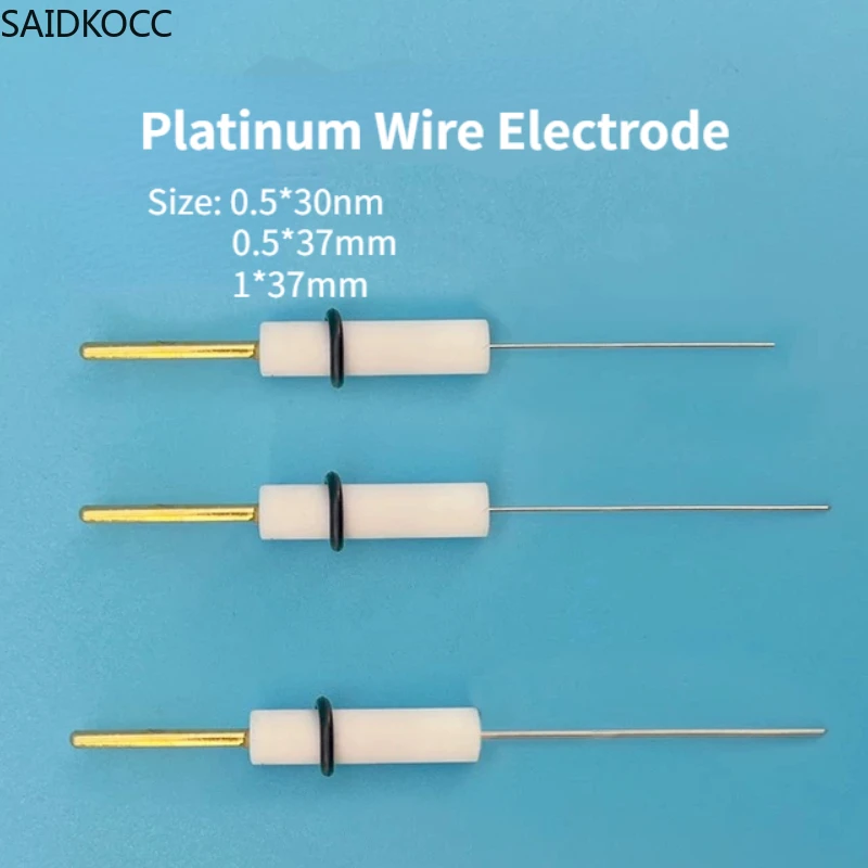 

atinfor Pt005 Platinum Wire Electrode 0.5x37mm Platinum Auxiliary Counter Electrode