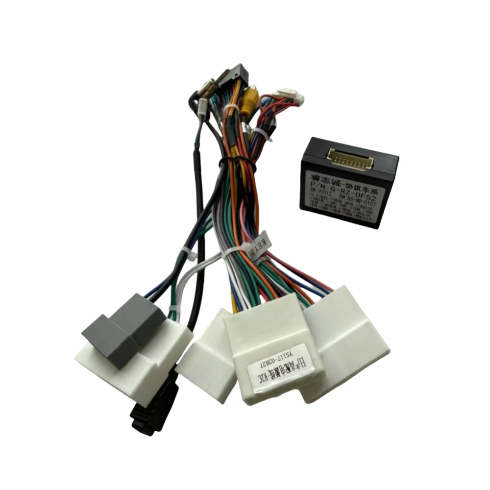 Car Radio Player Cable Plug Canbus Fitting Adaptor Dash Kits For Nissan SYLPHY SENTRA KICKS Qashqai X-Trail NAVARA Terra RZC