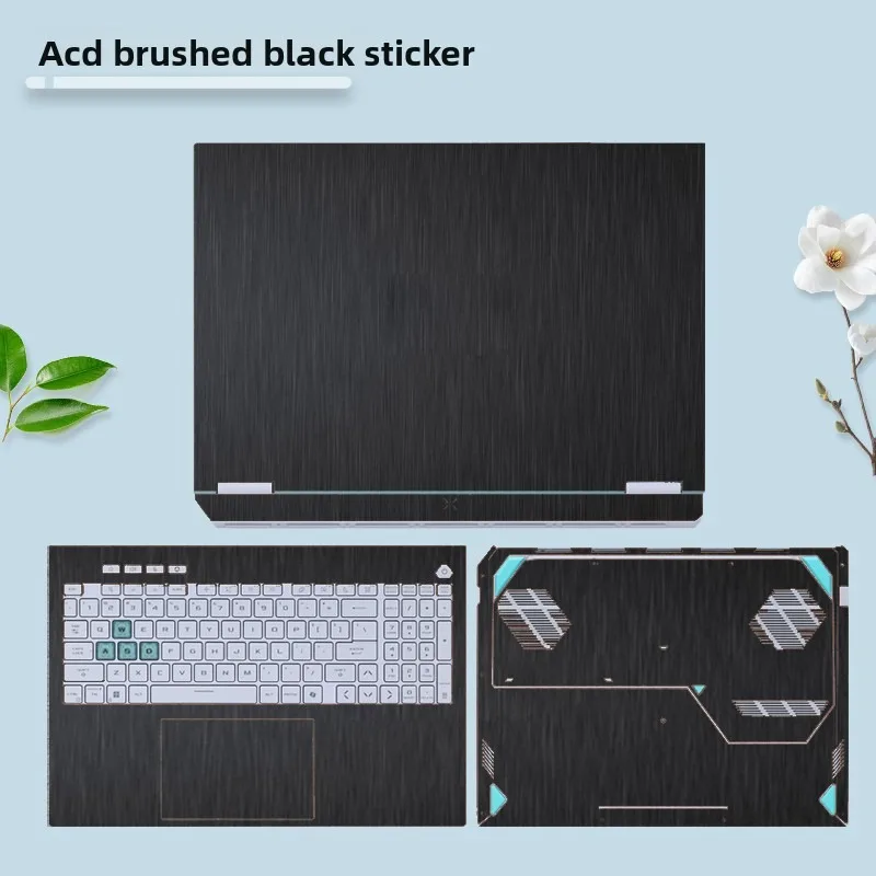 For 18inch ASUS TUF Gaming A18 FA808 Notebook computer solid color skin body sticker scratch-proof shell protective film