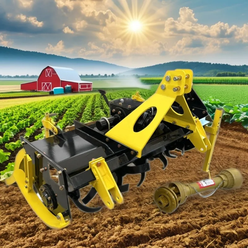 【2026】 Agricultural Machinery Equipment Mini Tiller Rotary Garden Cultivator Match With Mini Tractor And Walking Tractor