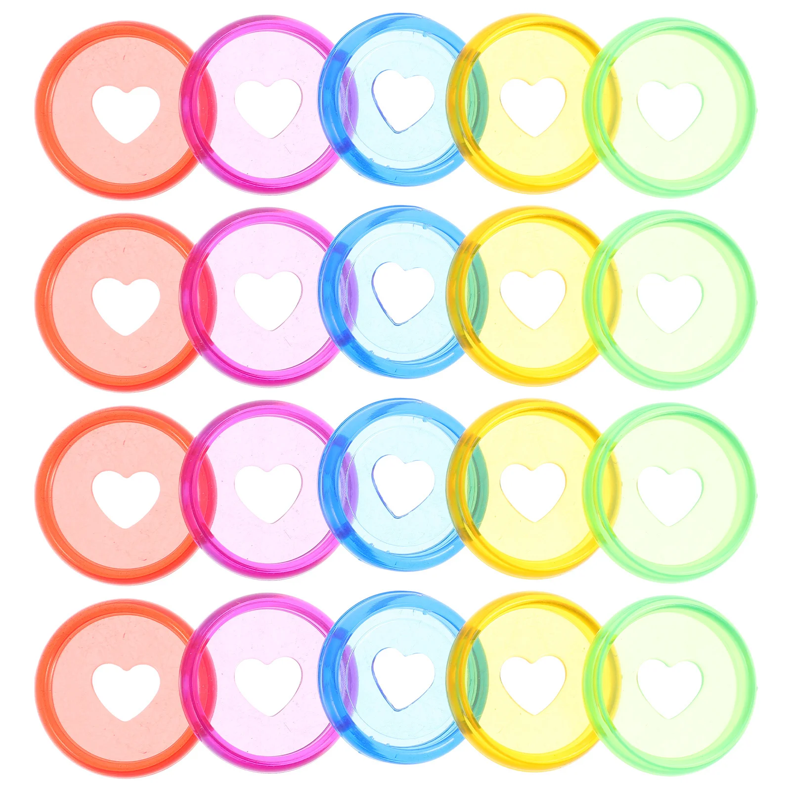 

25Pcs Colorful Round Binder Discs Long-Lasting Plastic Discbound Discs for DIY Notebook Calendar Binding Supplies