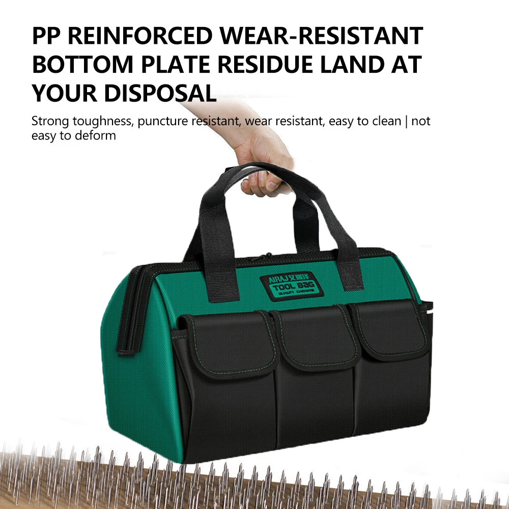 Wear-resistant Multifunctional Tool Bag Durable Electrician Thickened Carpentry Tool Bag Large-capacity Maintenance Storage Bag
