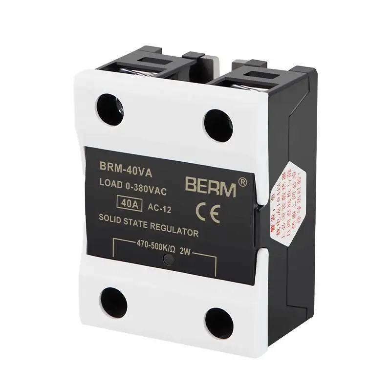 Single Phase Solid State Relay  BRM-40VA SSR-10VA 25VA 40A Potentiometer Voltage Regulator Type 60VA 40VA 80VA 100VA