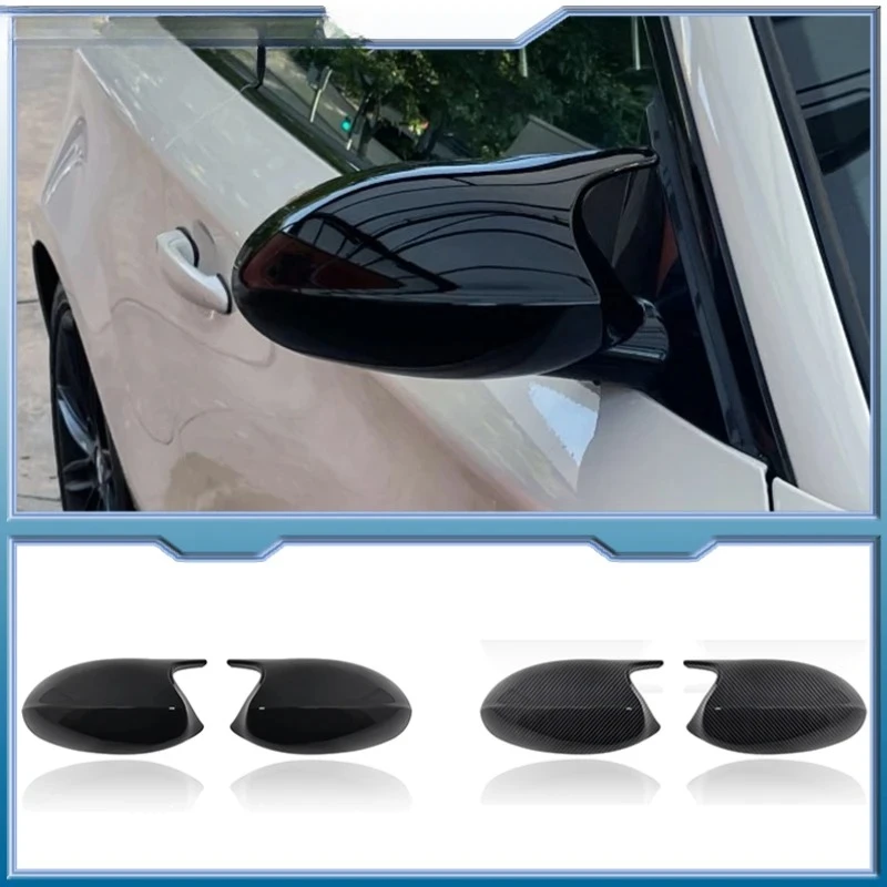 

2xMirror Cover E90 Автомобильная боковая дверь, крышка бокового зеркала заднего вида для BMW E90 E91 2005-2007 E92 E93 2006-2009 M3 Style E80 E81 E87