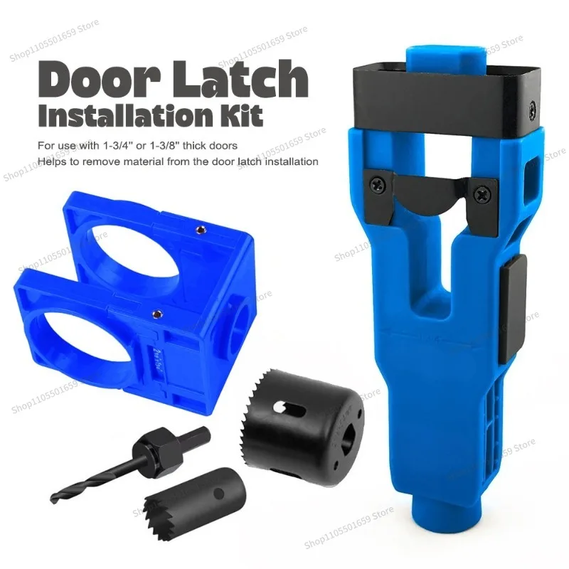 For Spherical Lhole Opener + Door Latch Mounting Kit Set