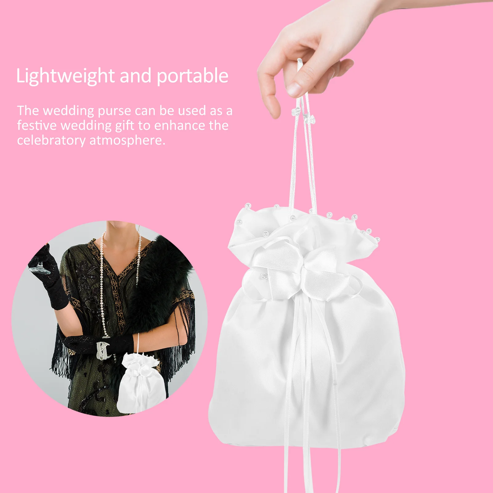 

Wedding Handbag For Women Bridal Purse Small Dress Purses Evening Prom Bags Decorative Clutch Formal Party Accessories Gift