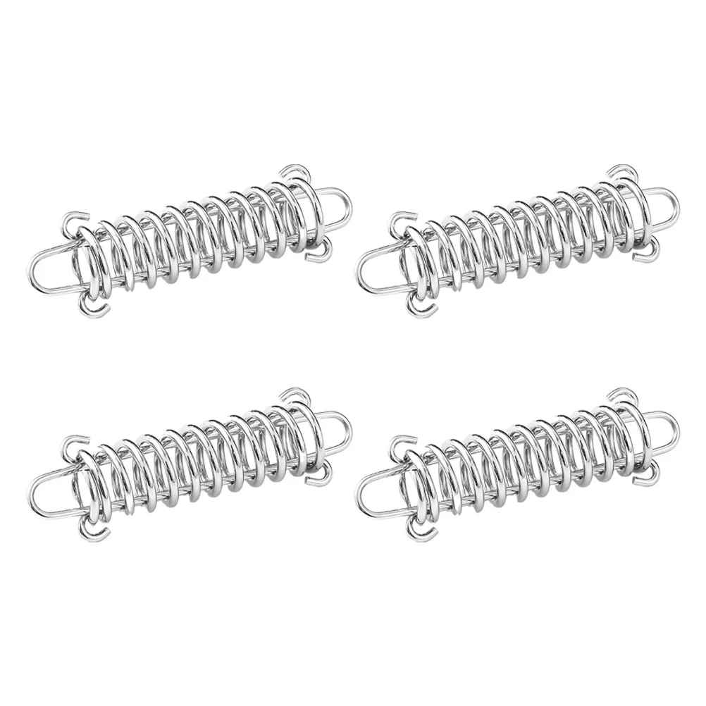 

4Pcs Stainless Rope Tighteners Wear-resistant Rope Buckles Professional Rope Tensioners spring buckle