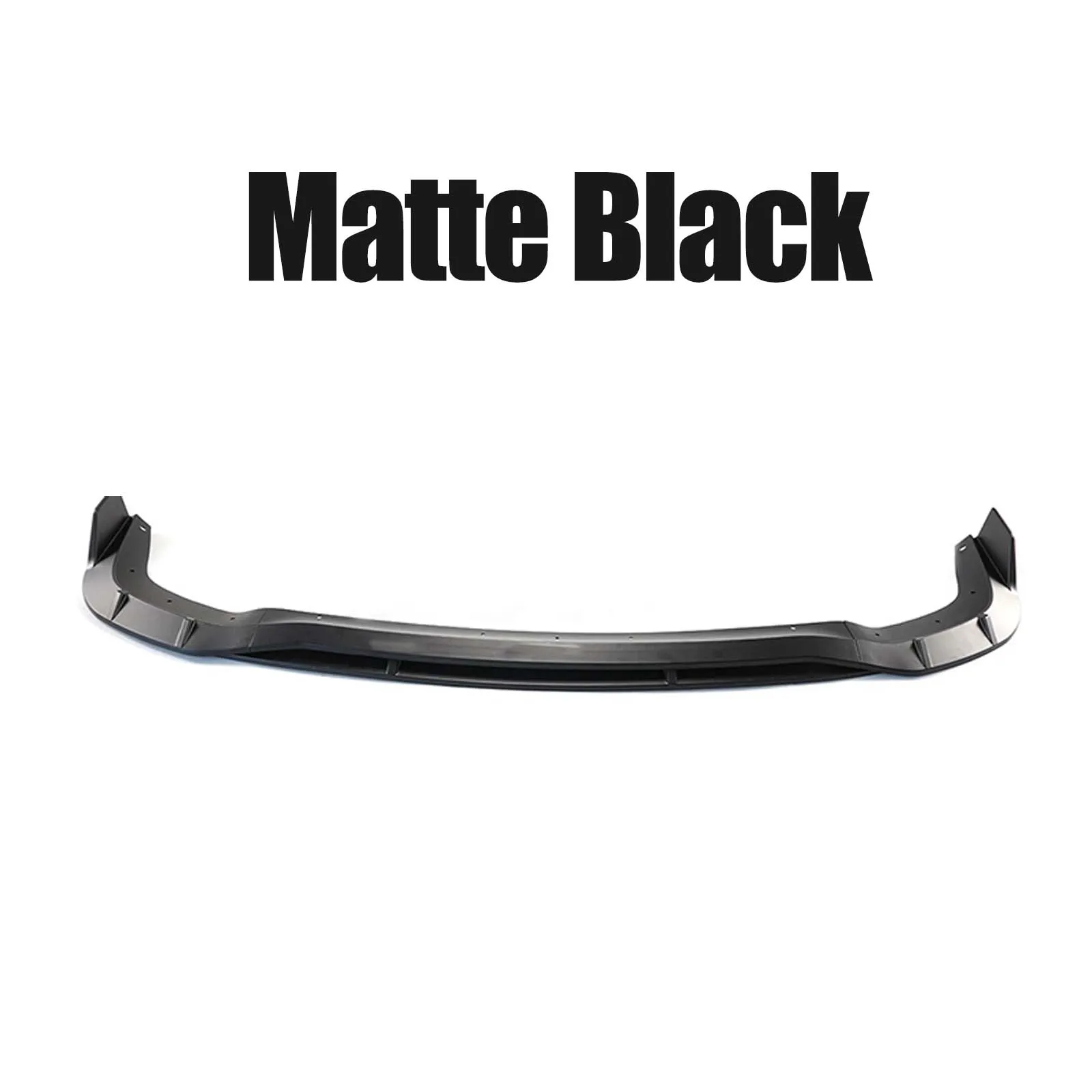 For Dodge Durango SRT Hellcat 2022-2026 Front Bumper Lip Splitter Spoiler Bodykit Carbon Fiber Look Glossy Black