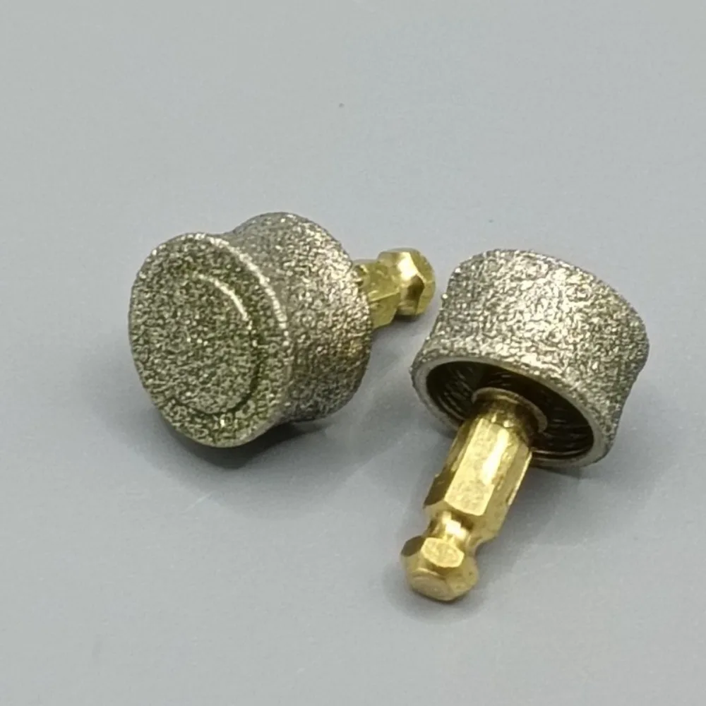 2PCS Low Noise Dog Nail Grinder Head Quiet Long-Lasting Nail Grinder Replacement Heads Safe Pet Claw Smoothing Bits