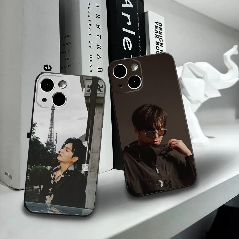 Actor Lee M-Min Ho Phone Case For iPhone16,15,14,13,12 Mini 11 Pro XR,X,XS,MAX 7,8 Plus Silicone Cover Soft Black