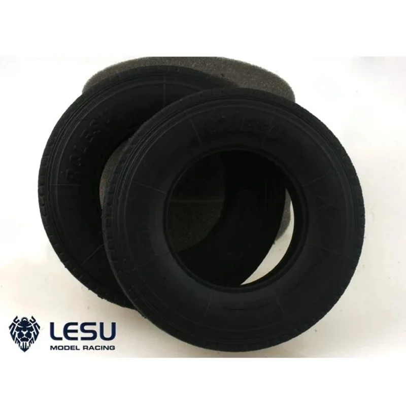 RC LESU 1/14 شاحنة تاميا الجرارات محاكاة مخطط إطار الطريق الجلود عالية الجودة المطاط الطين شاحنة الإطارات نموذج الملحقات