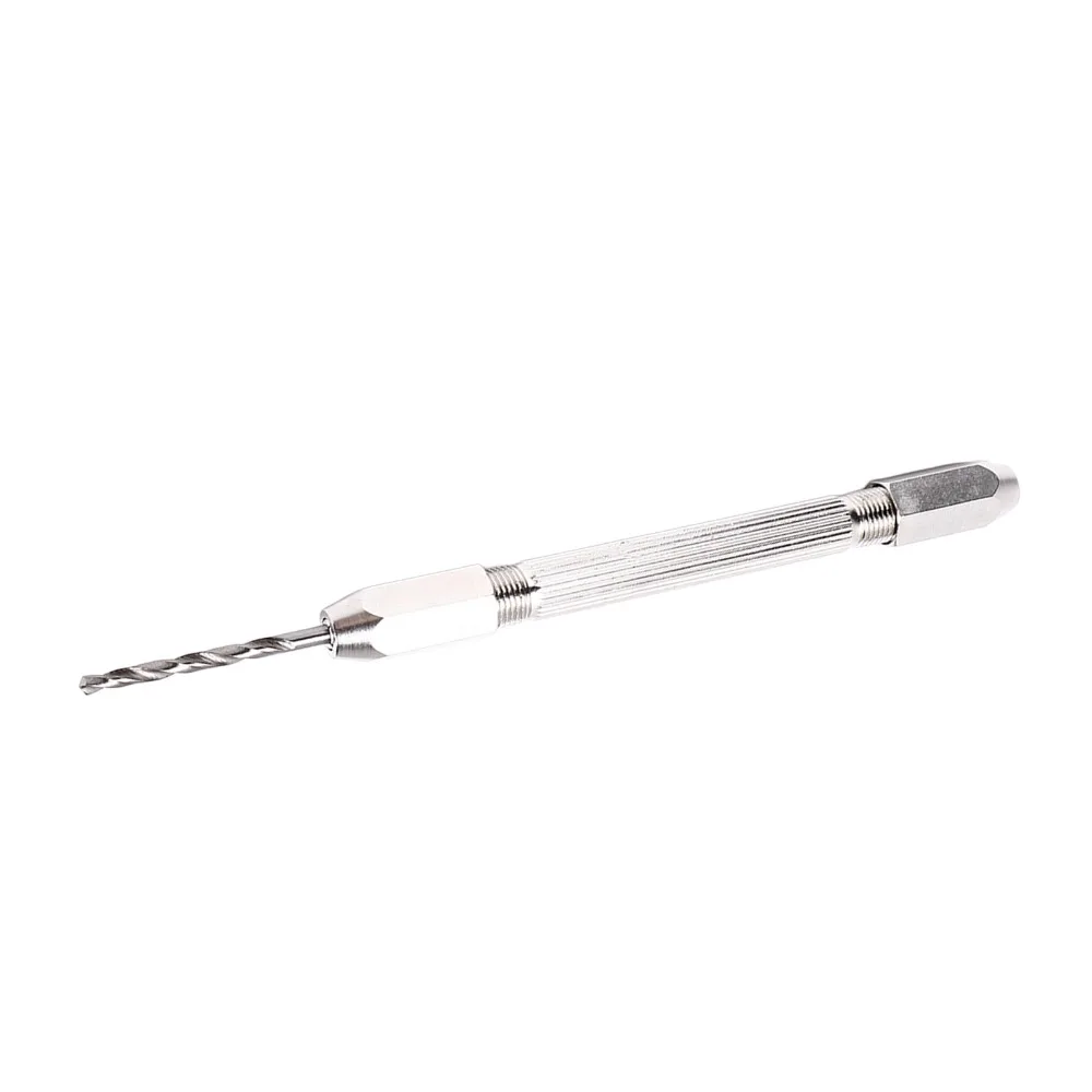 

10pcs Rust Proof Double Hand Drill 2 Collet Design Ergonomic Handle Hand Drill Set 3 Jaw Collet Twist Bit