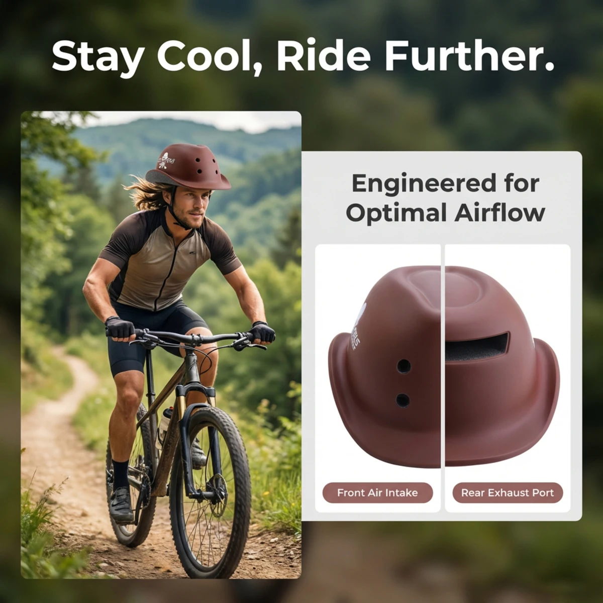 NEW Cowboy Hat Style Bike Helmet - Breathable & Safe for Cycling, E-Scooter Commutes, Outdoor Sports Unisex Adult Design Helmet - AliExpress 18 NEW Cowboy Hat Style Bike Helmet - Breathable & Safe for Cycling, E-Scooter Commutes, Outdoor Sports Unisex Adult Design Helmet - AliExpress 18