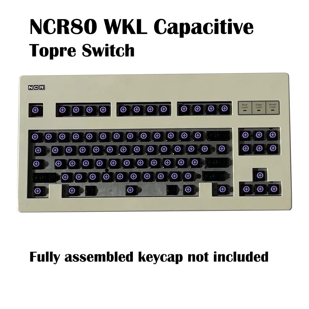 Topre Switch Rubber Dome NCR80  EC Capacitive Keyboard MX adapter QMK/VIA Fully Proggrammable WK/WKL Optional