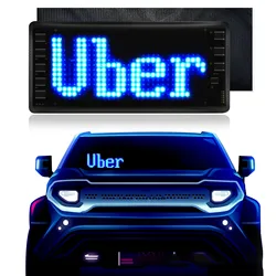 Leather Case Style Led Car Sign Cross-Border Flexible Small Screen Led Expression Screen With Battery Portable Display Screen