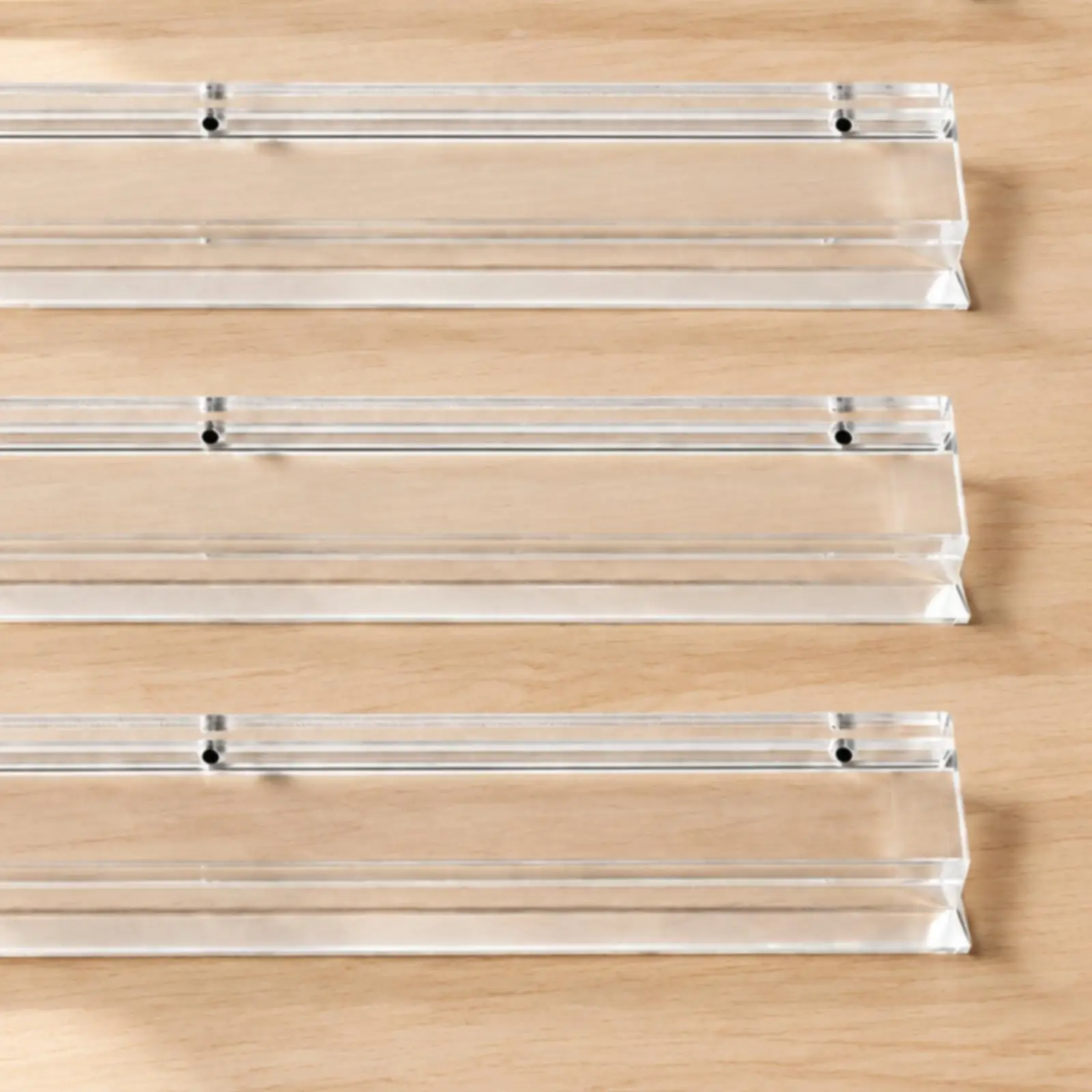 Acrylic Mahjong Ruler Transparent Tile Pusher for Board Mahjong Game Portable Tabletop Aid with Point Marks for Organized Tile