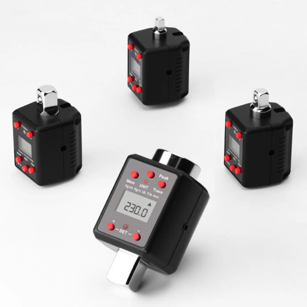 Portable Torque Meter Adapter 1/4 3/8 1/2 3/4 Drive For Mechanic Tools With Visual Indicator For Motorcycle Assembly Work