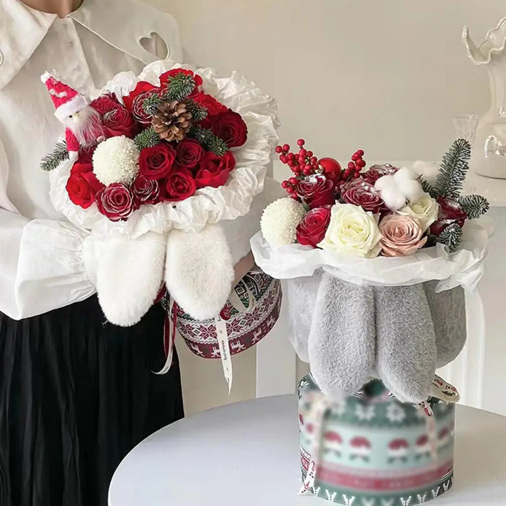 

Eye-catching Flower Wrapping Bag Non-shedding Eco-friendly Flower Material Pack Romantic Atmosphere Bouquet Material Bag