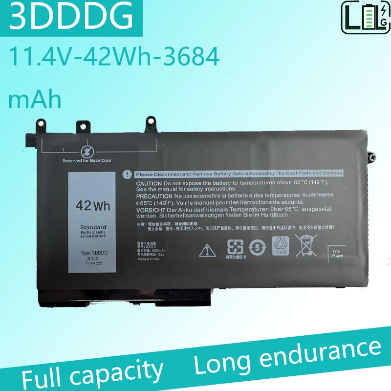 

Аккумулятор 3DDDG для Dell Latitude E5280 E5480 E5580 5280 5288 5290 5480 5488 5490 5491 5495 5580 5590 Precision 3520 3530 45N3J
