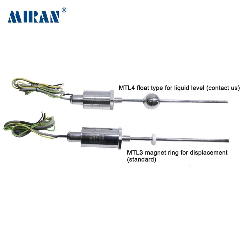 

Miran Magnetic Inductive/ Magnetostrictive Displacement Sensor MTL3 850-1800mm RS485 Output Explosion-Proof Linear Sensors