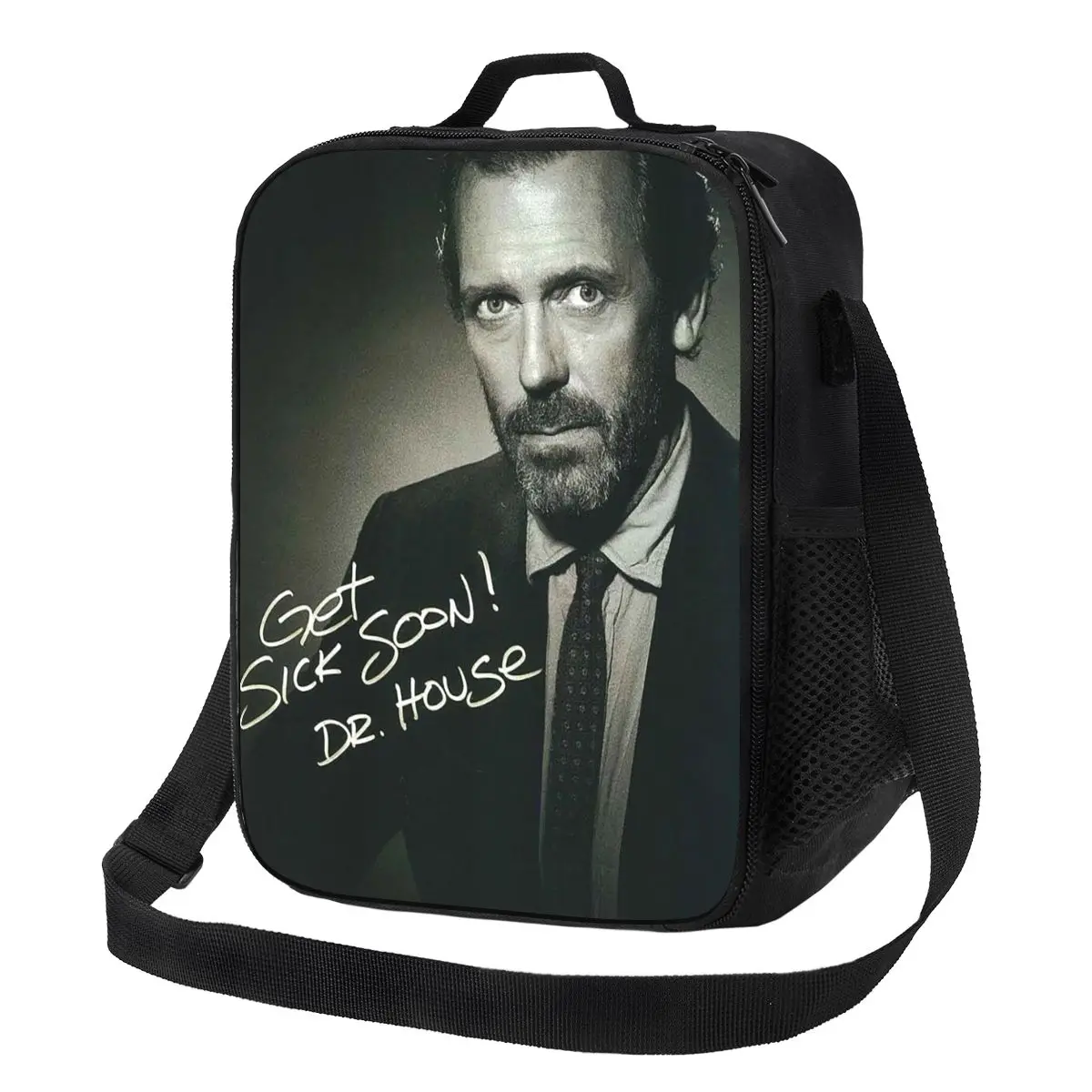

Dr. Gregory House Tomorrowland Lunch Bags Insulated Bento Box Waterproof Lunch Tote Leakproof Picnic Bags Cooler Bag