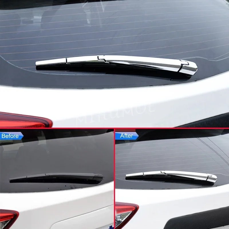 Chrome Rear Wiper Cover Windshield Blade Overlay For Mazda CX-5 KE/KF 2013-2024 2023 2022 2021 2020 2019