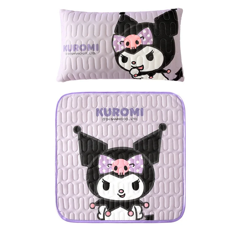 

Kuromi Summer Car Seat Cushion Ventilated Breathable Latex Cooling Pad for Vehicle Seats Accessories Universal Seat Covers