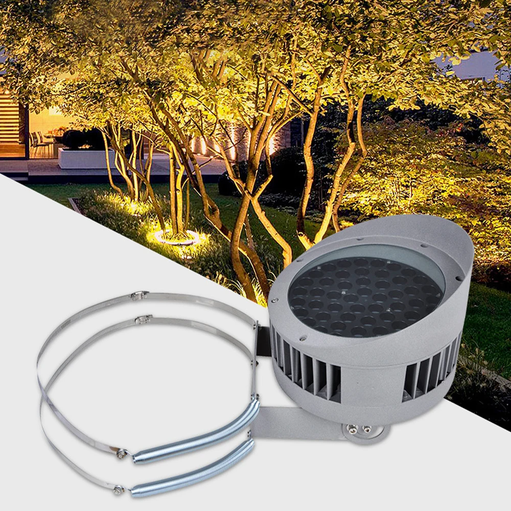 ไฟต้นไม้ LED อัจฉริยะ 100W สำหรับภายนอกอาคาร กันน้ำ เหมาะสำหรับสวน สนาม ลาน วงแหวนไฟส่องต้นไม้ 36W ขายดี