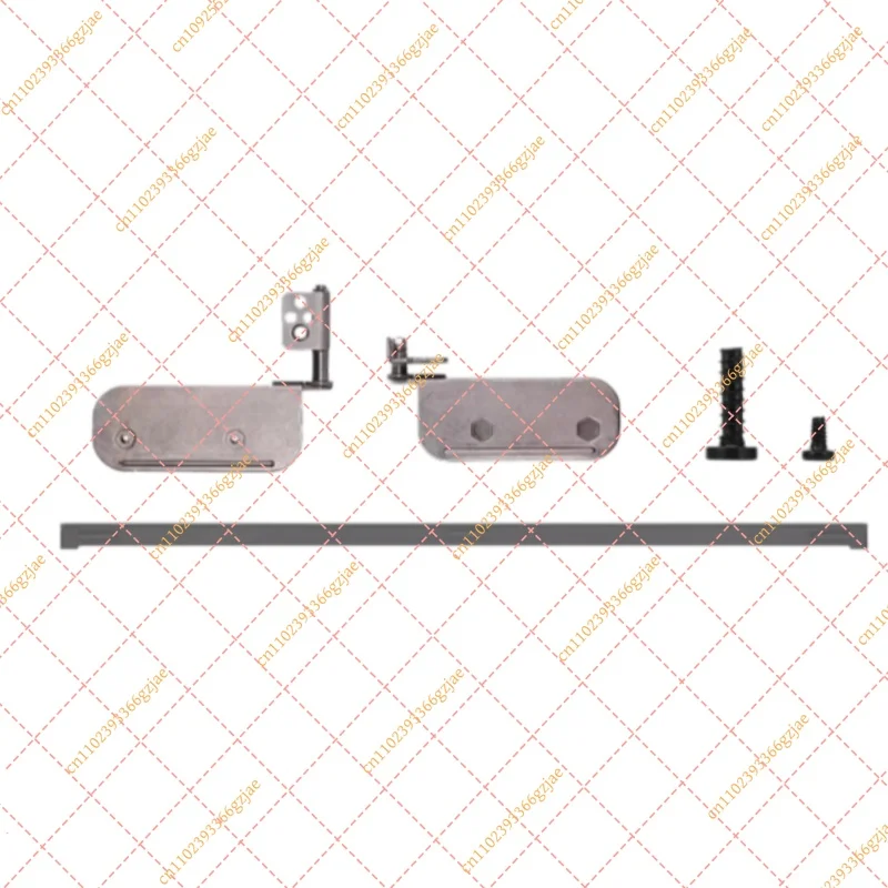 

Front Door Mounting Kit for P2S 3D Printer part swings on a top and a bottom hinge, and is mounted to each via two screws