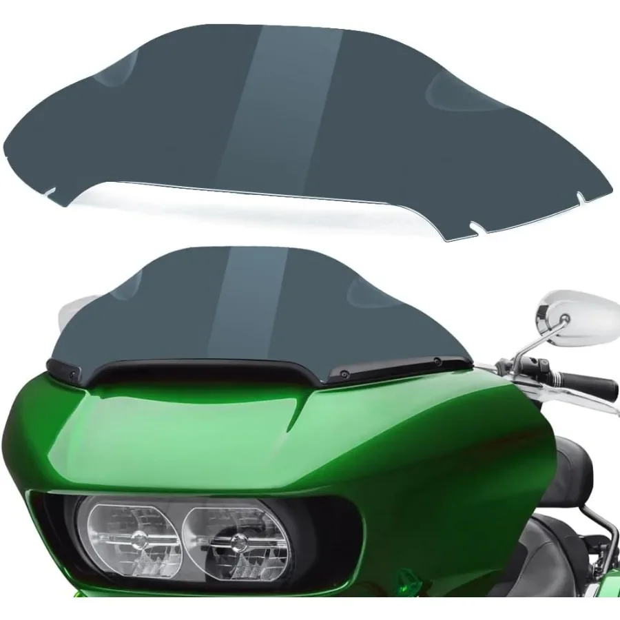 

8-волновый ветровой сплиттер для лобового стекла для моделей Harley Davidson Touring Road Glide FLTR 20152023 улучшает комфорт водителя a
